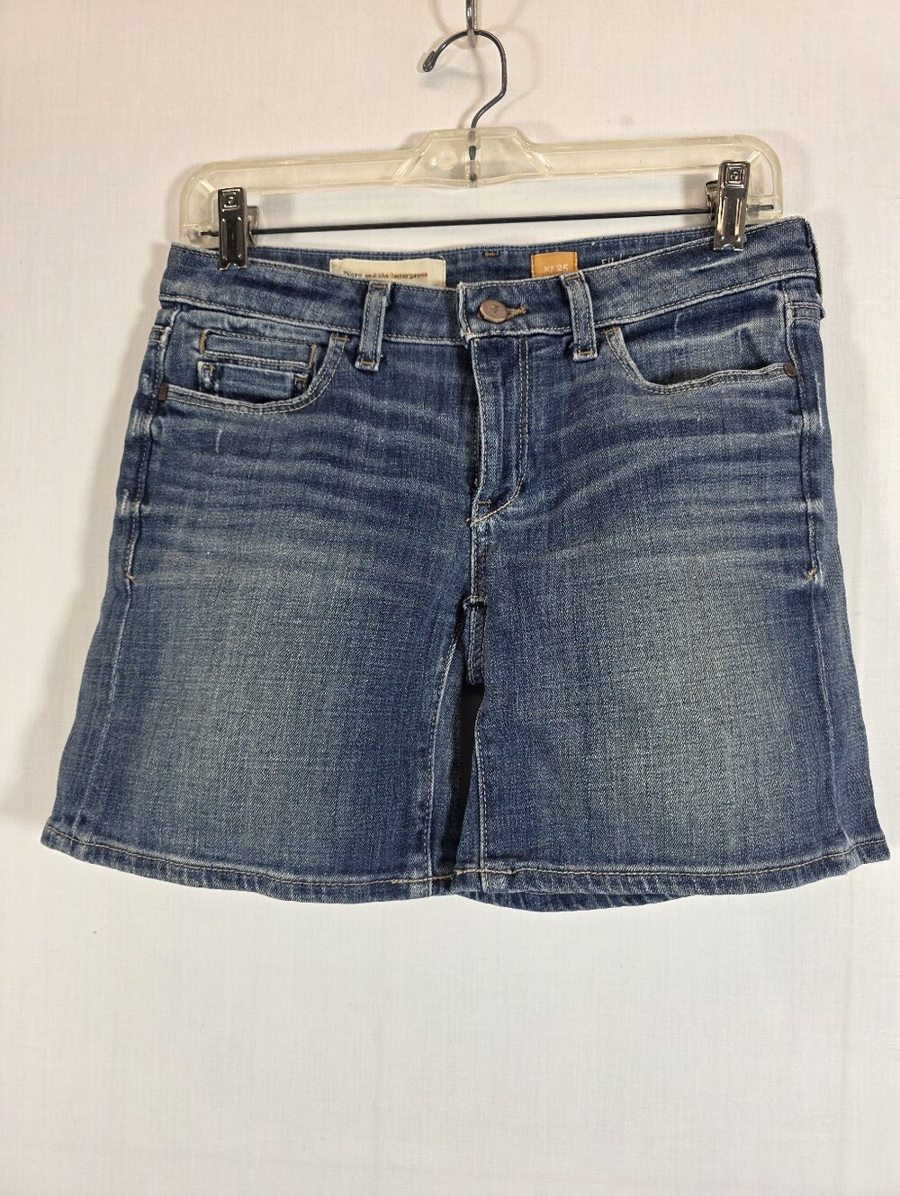 Pilcro and the Letterpress Stet Denim Shorts Medium Wash Size 25